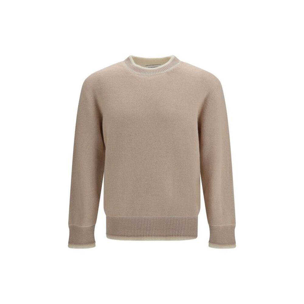Laneus Beige Cashmere Men's Sweater